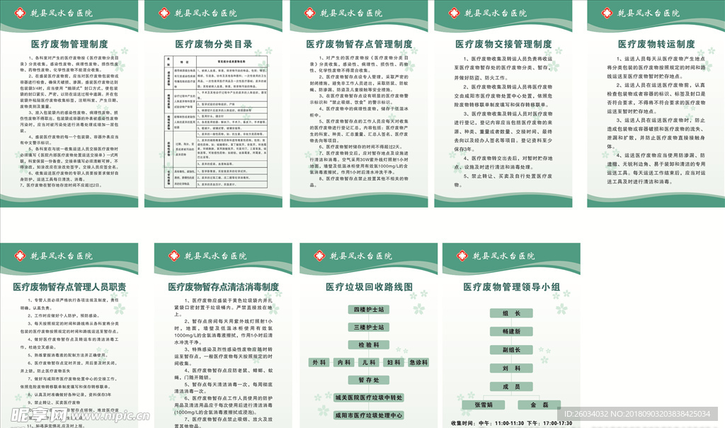医疗废物管理制度