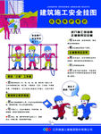 建筑工地 安全挂图