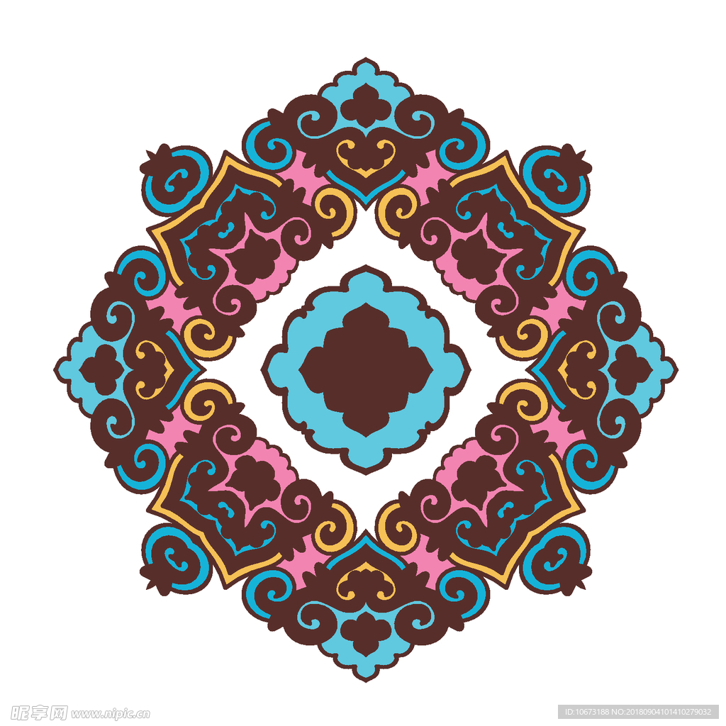 矢量花纹