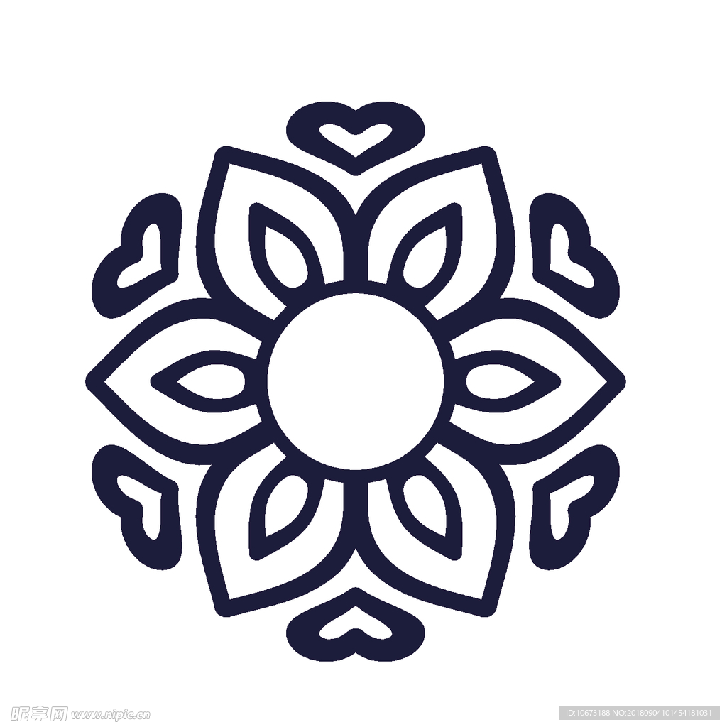 矢量花纹