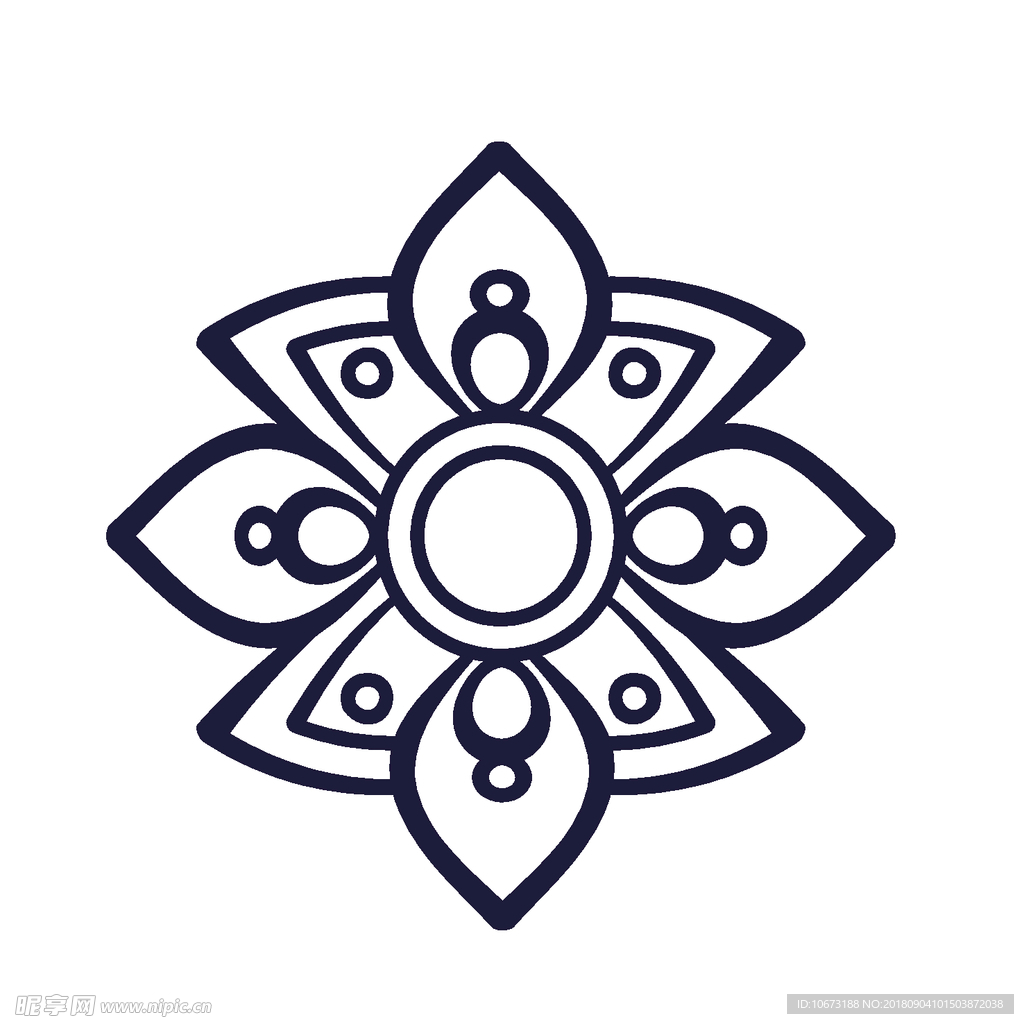 矢量花纹