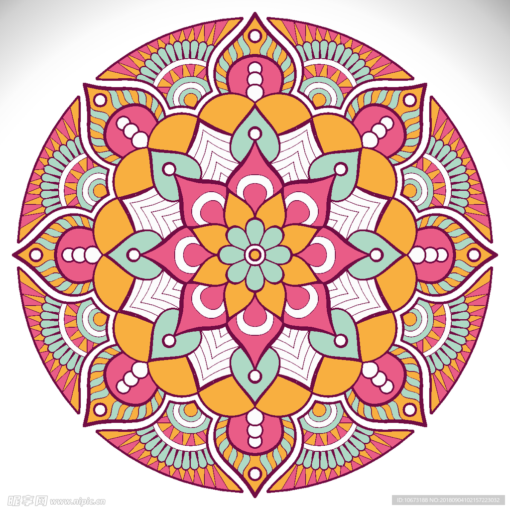 矢量花纹