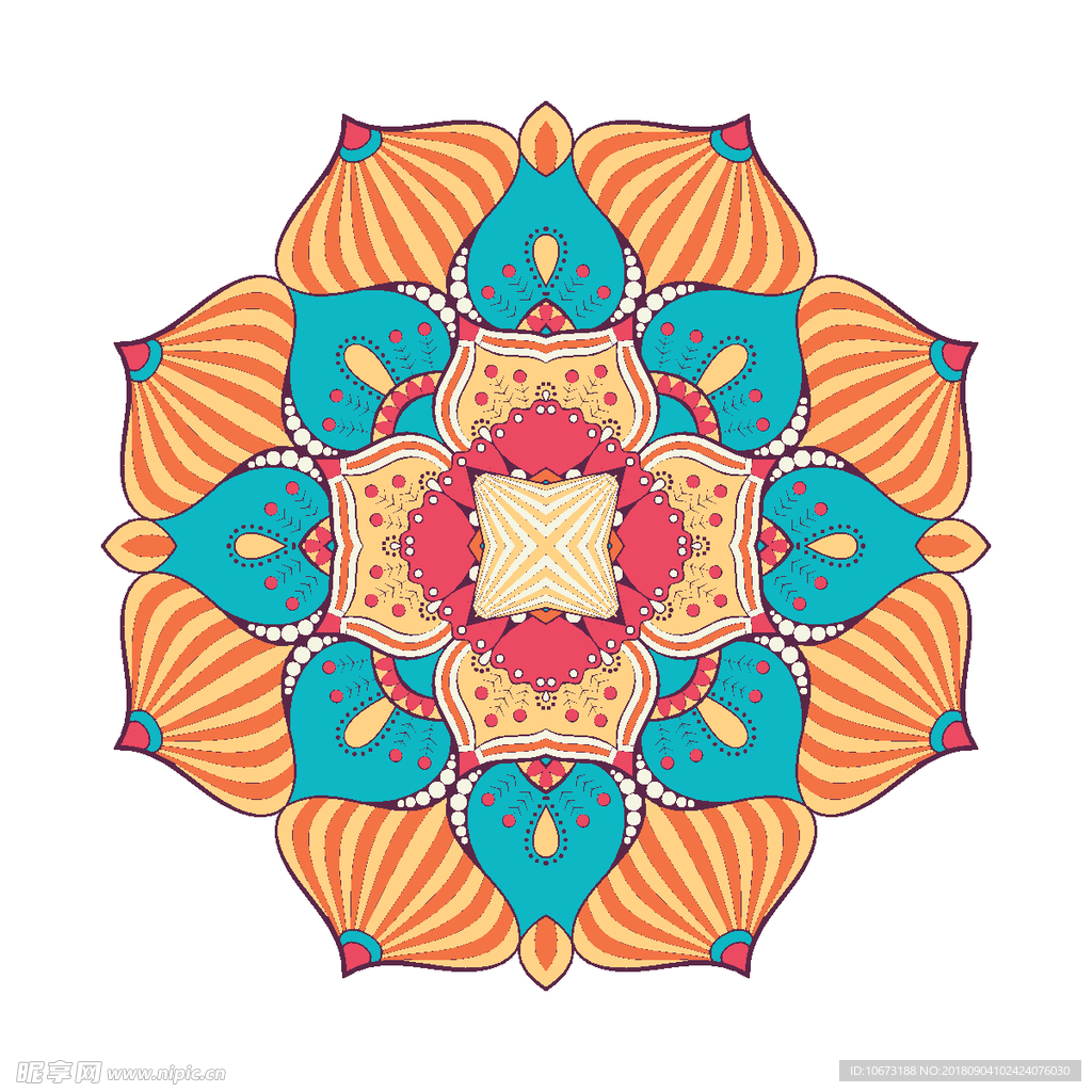 矢量花纹