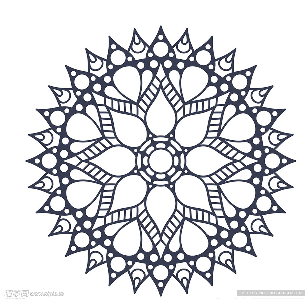 矢量花纹