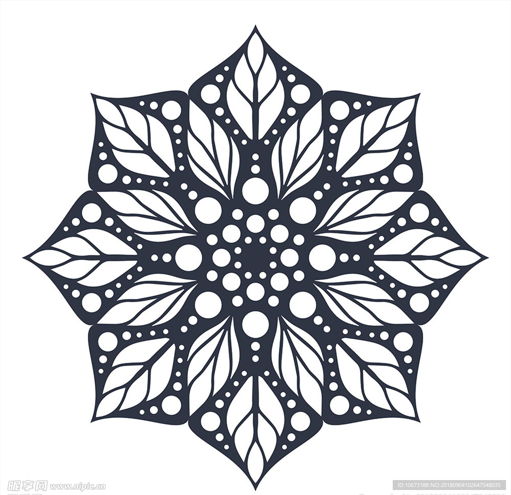 矢量花纹