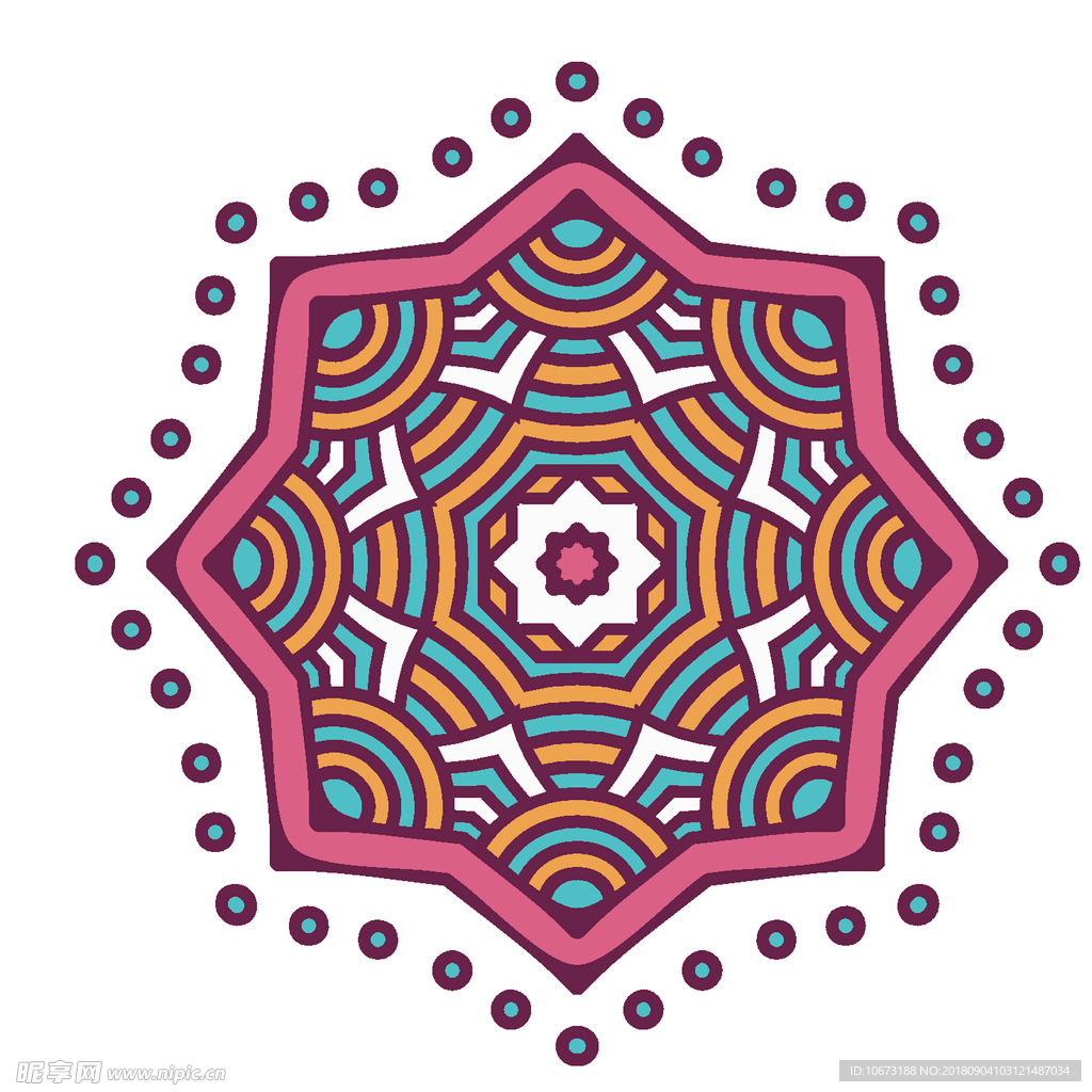 矢量花纹