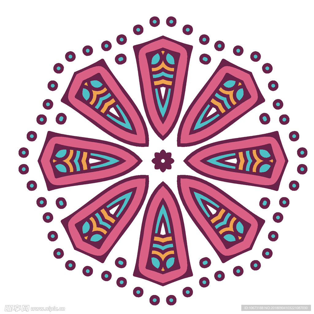 矢量花纹