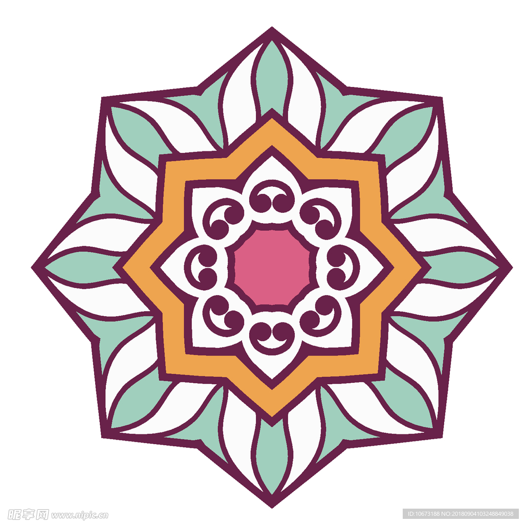 矢量花纹