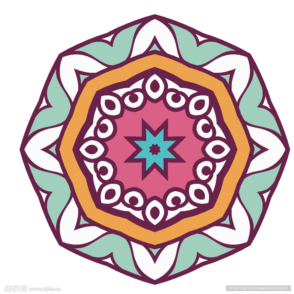 矢量花纹