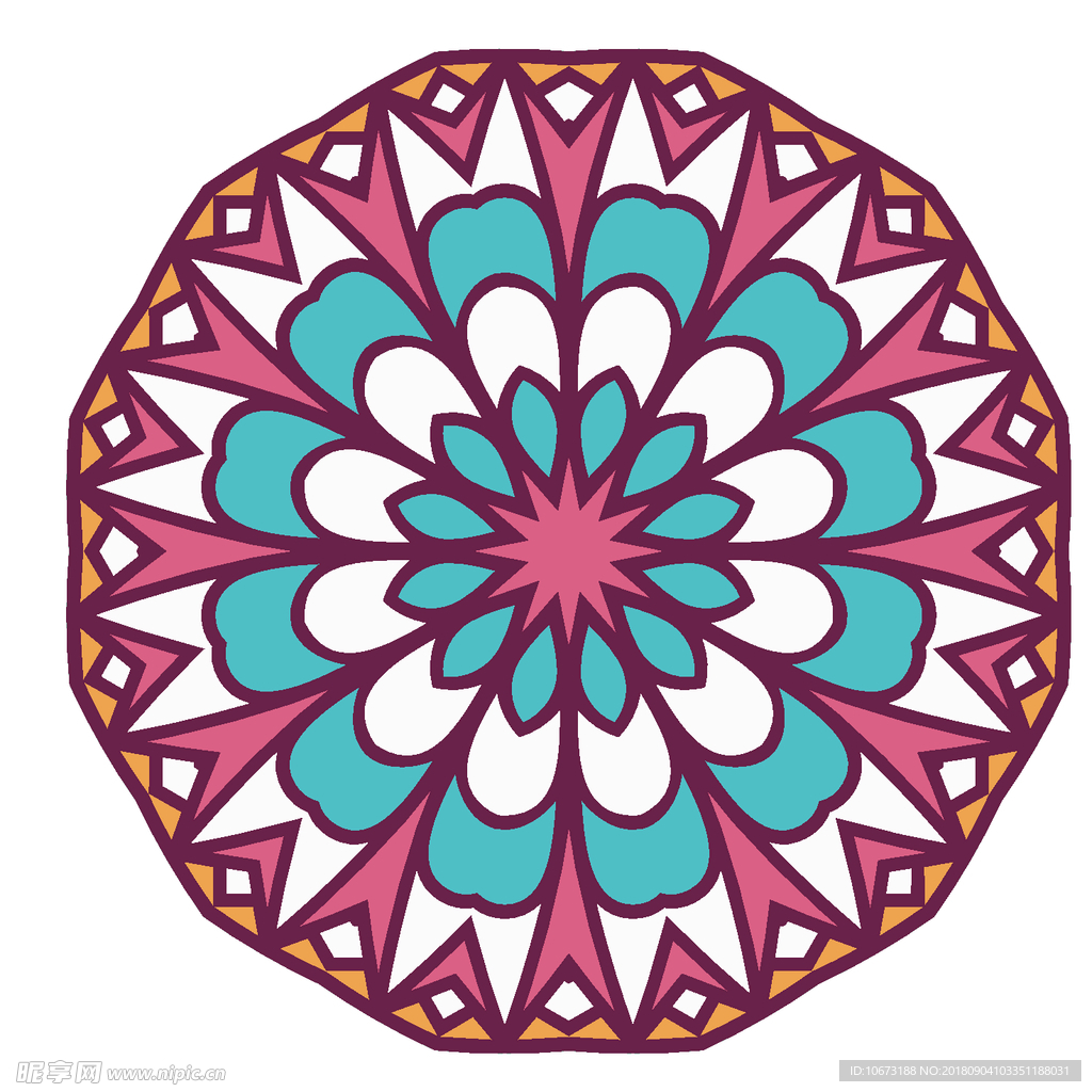 矢量花纹