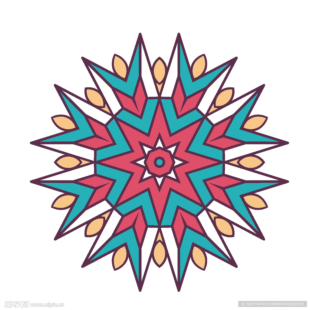 矢量花纹