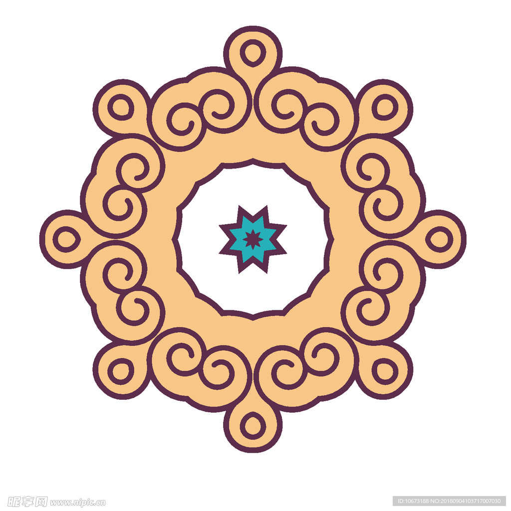 矢量花纹