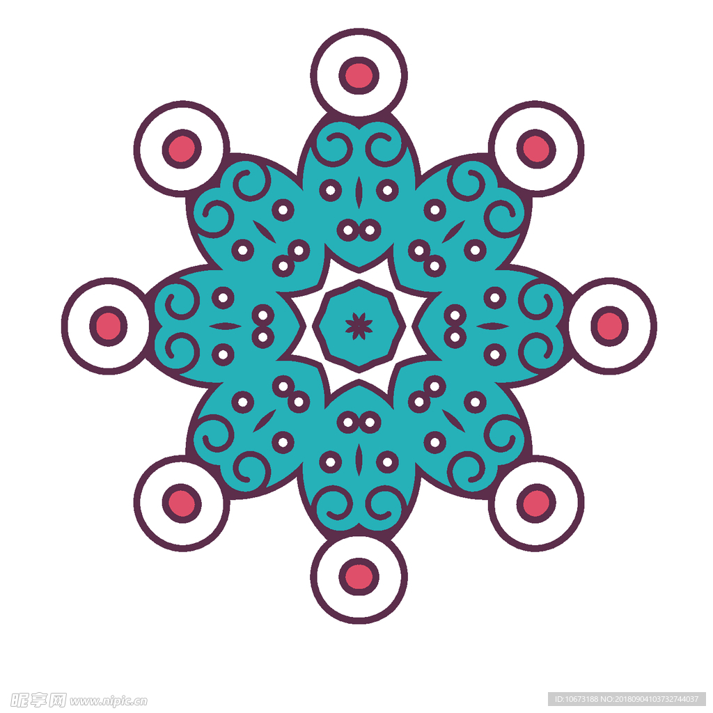 矢量花纹