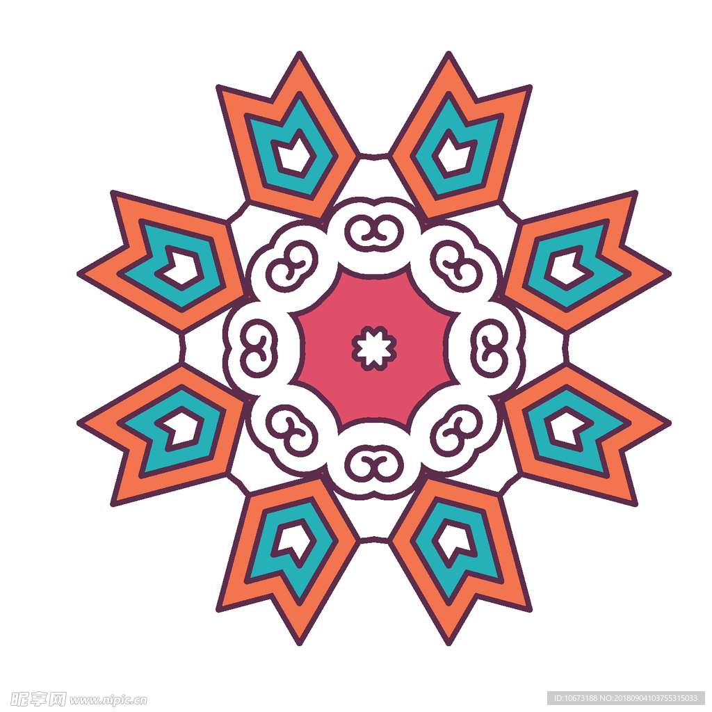 矢量花纹