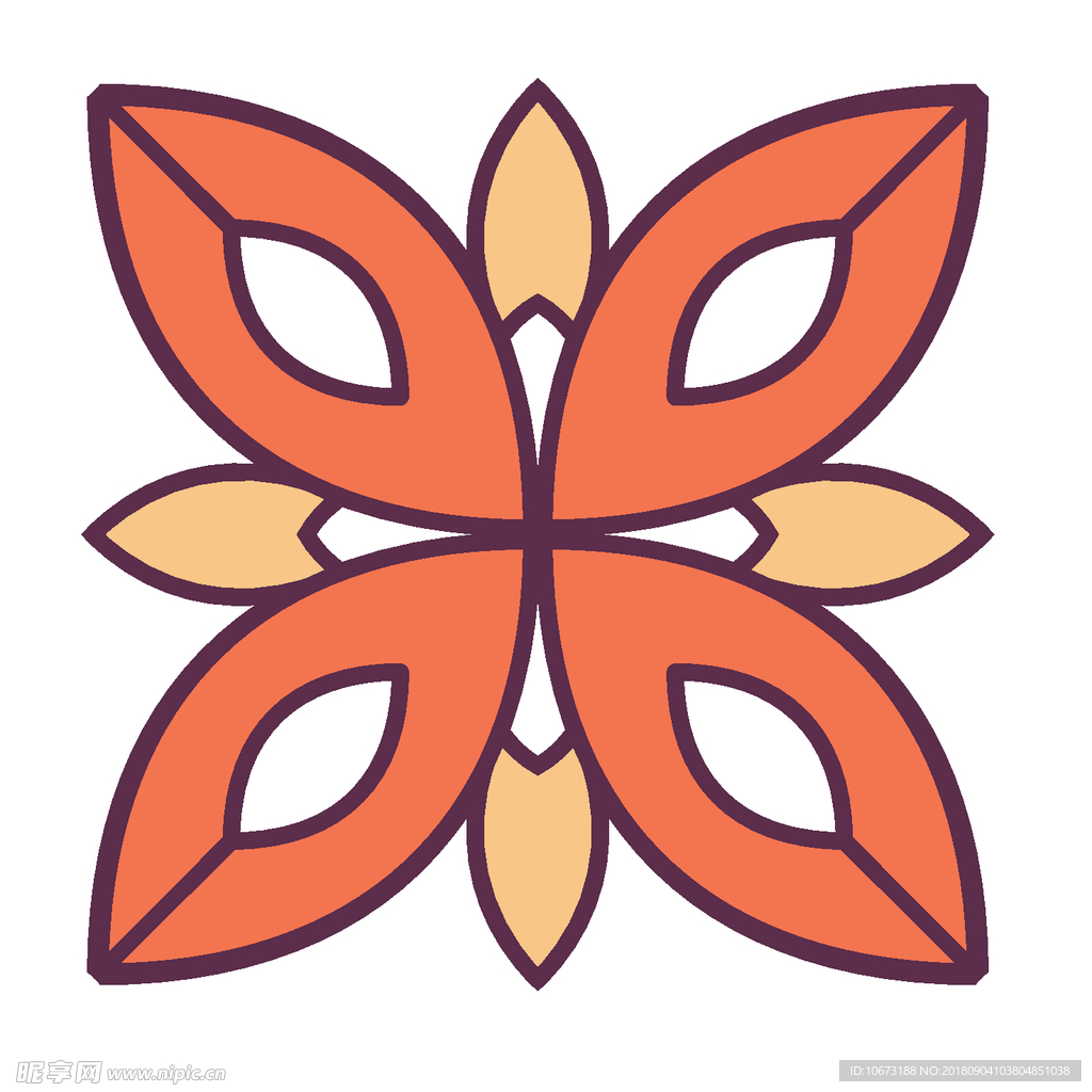 矢量花纹