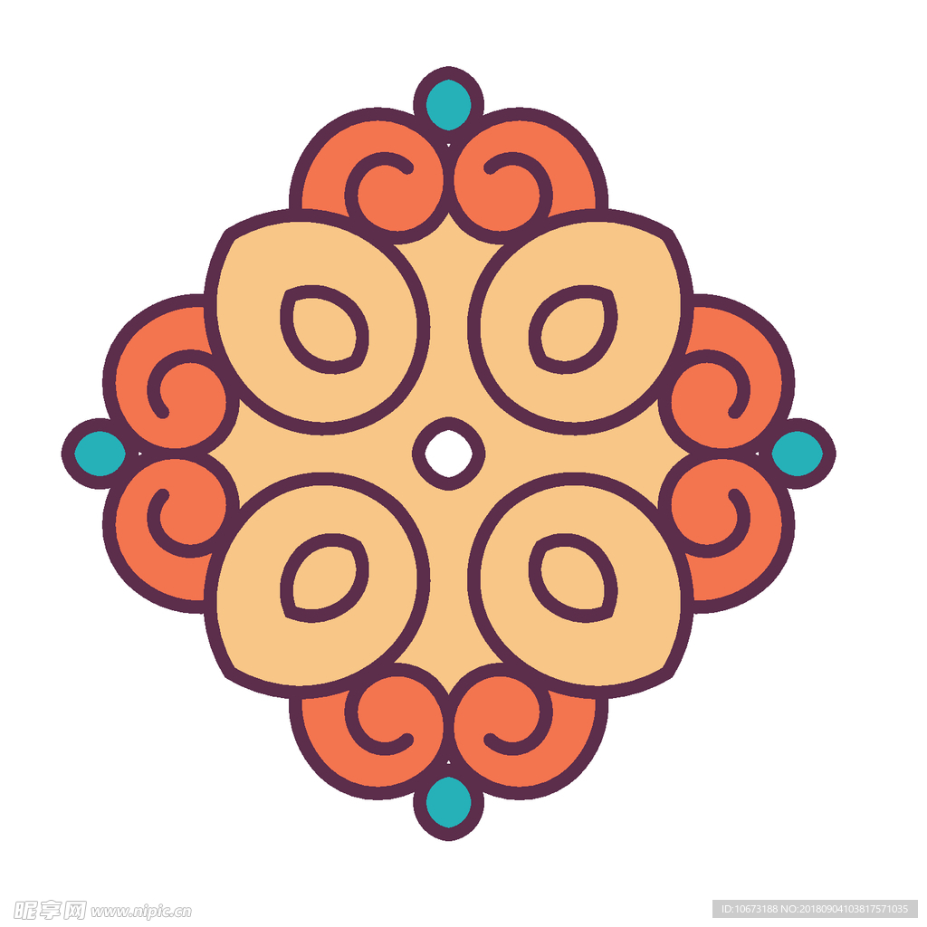 矢量花纹