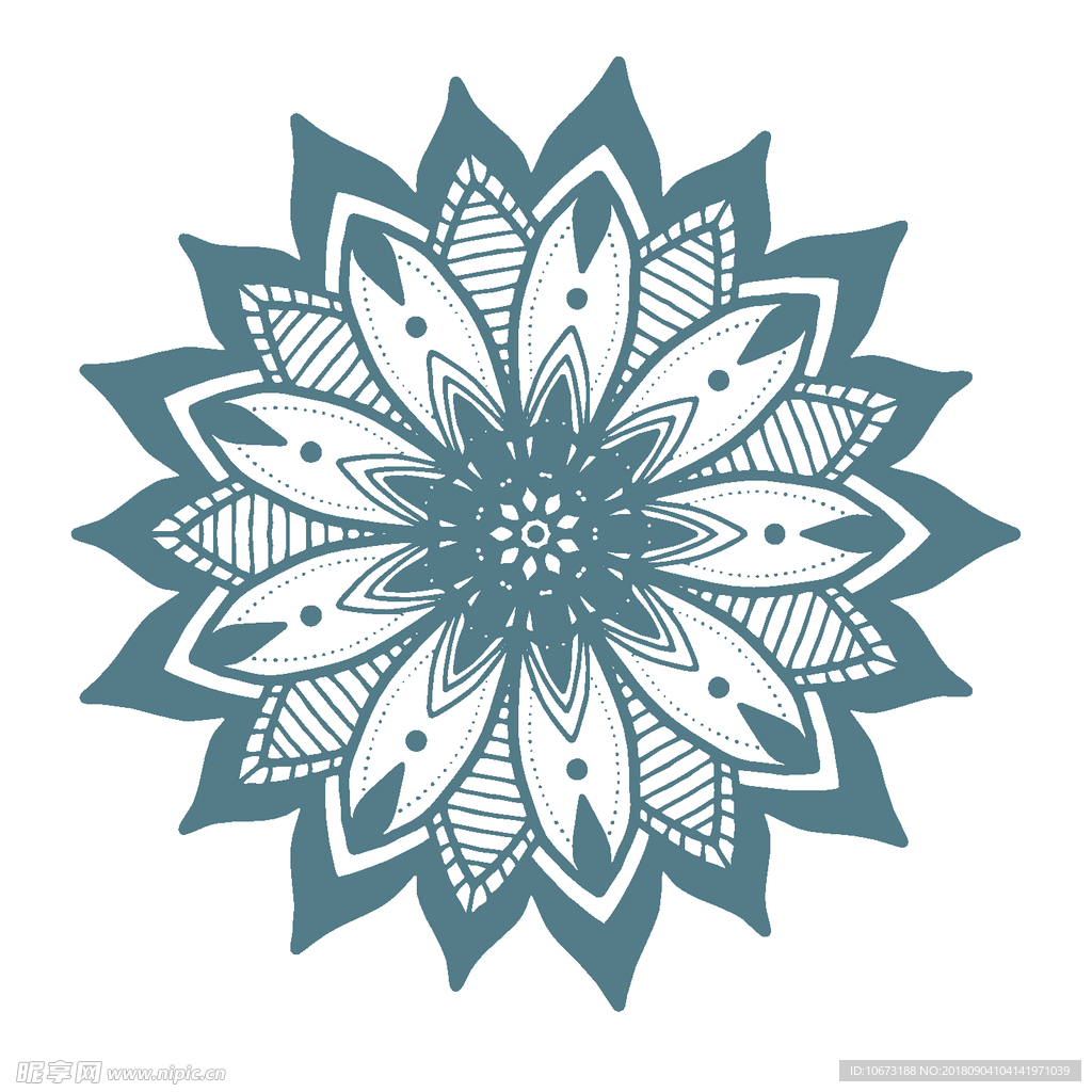 矢量花纹