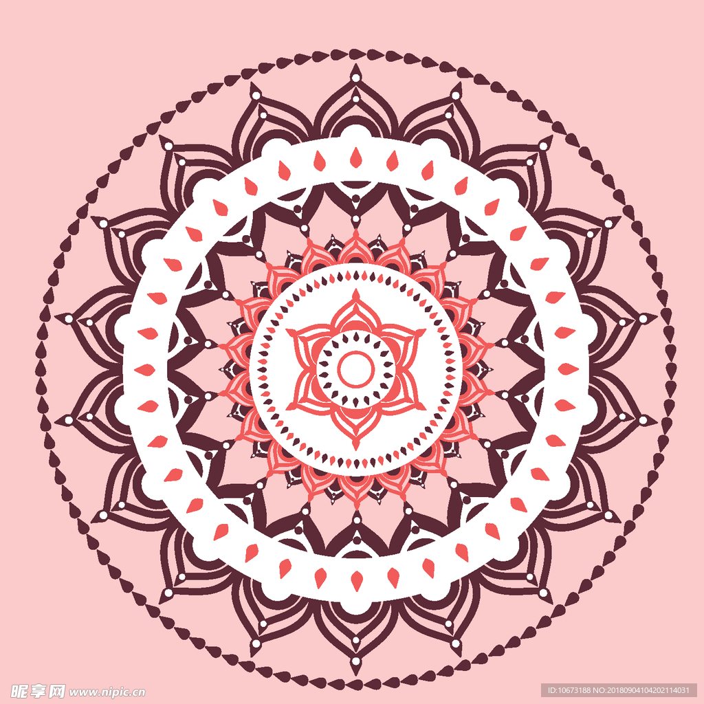 矢量花纹