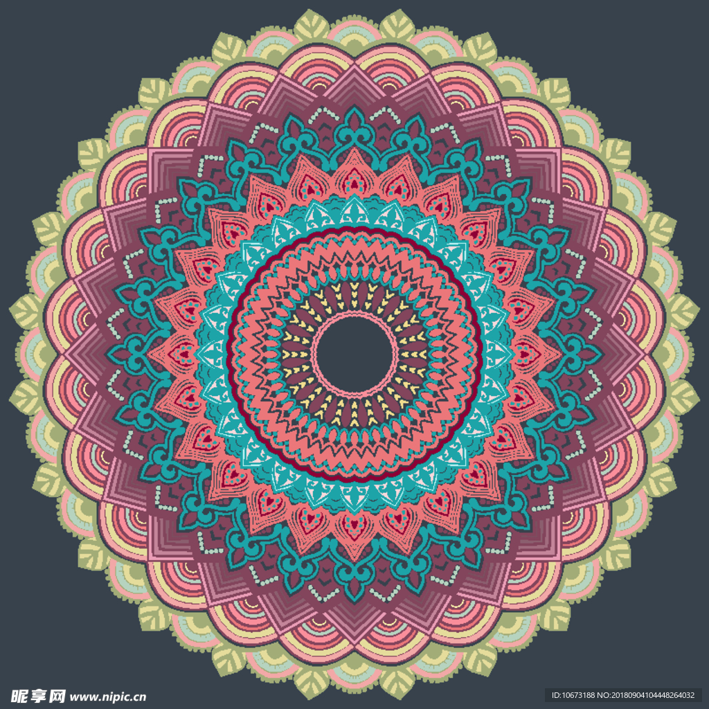 矢量花纹