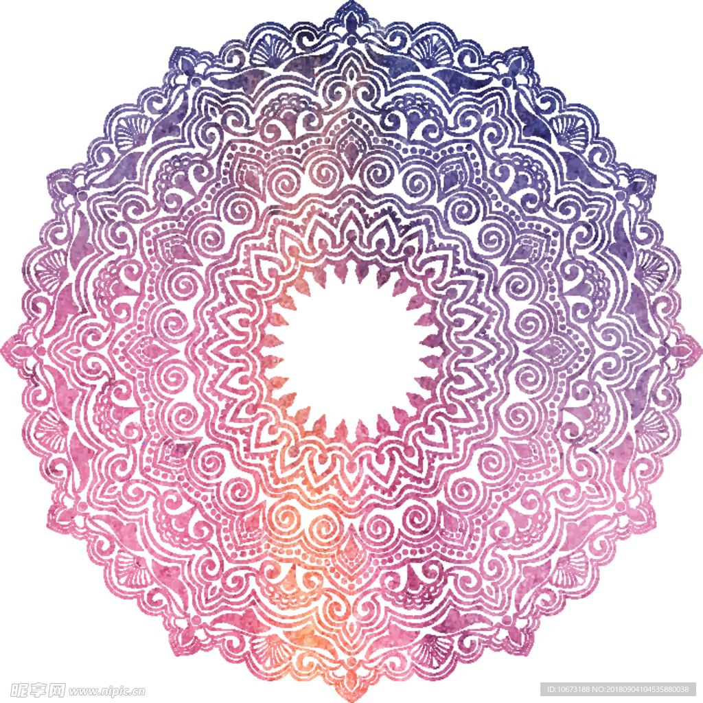 矢量花纹