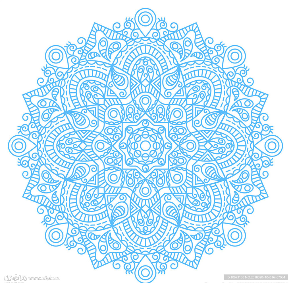 矢量花纹