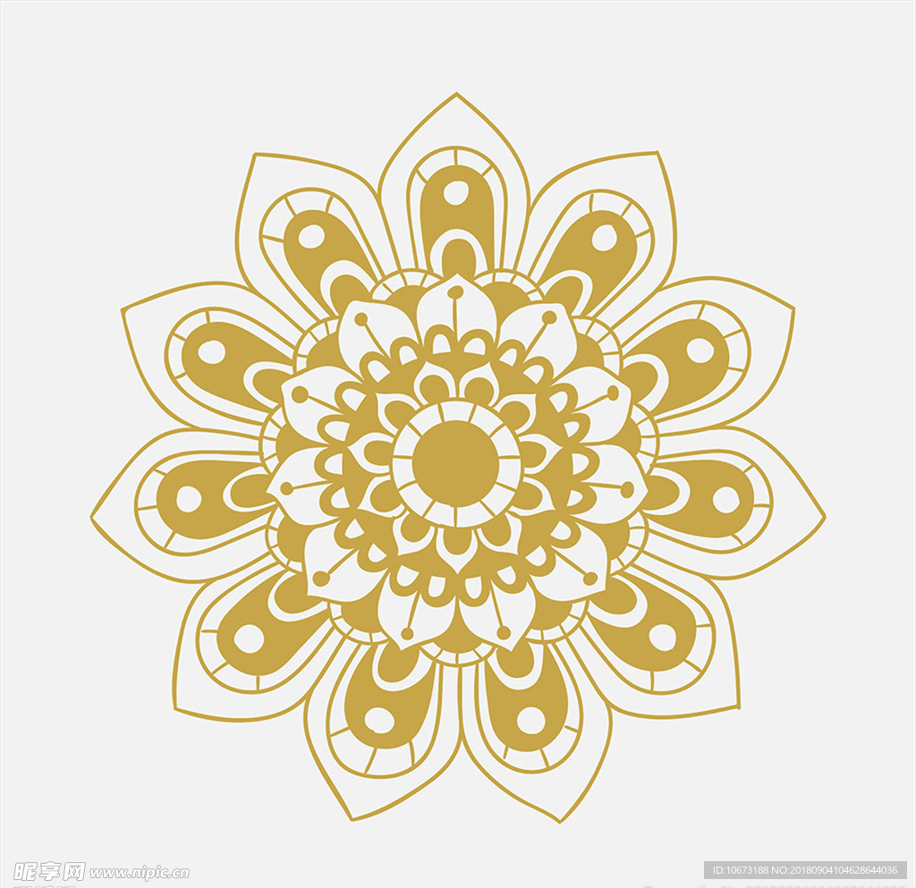 矢量花纹