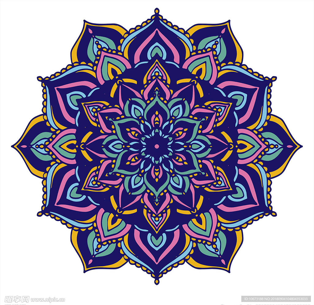 矢量花纹