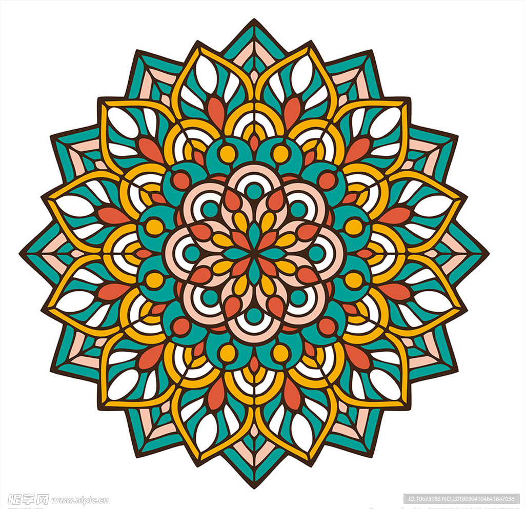 矢量花纹