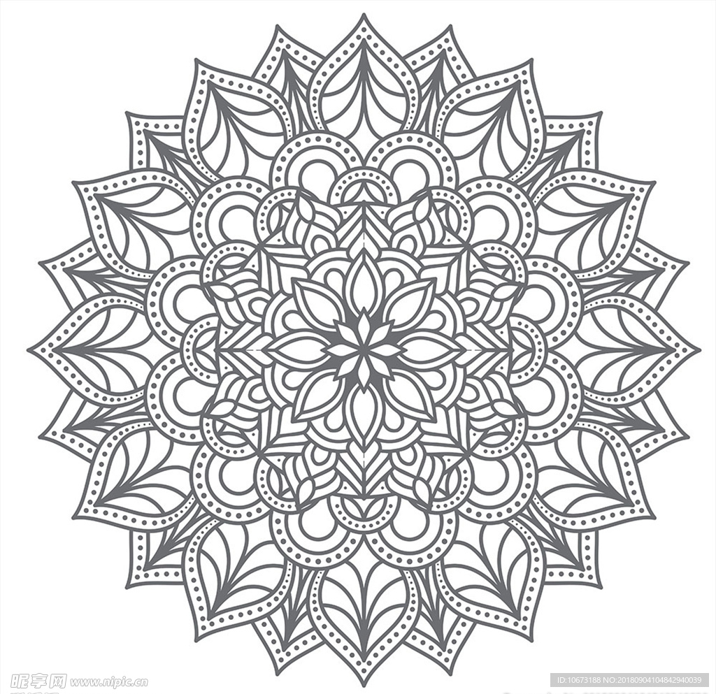 矢量花纹