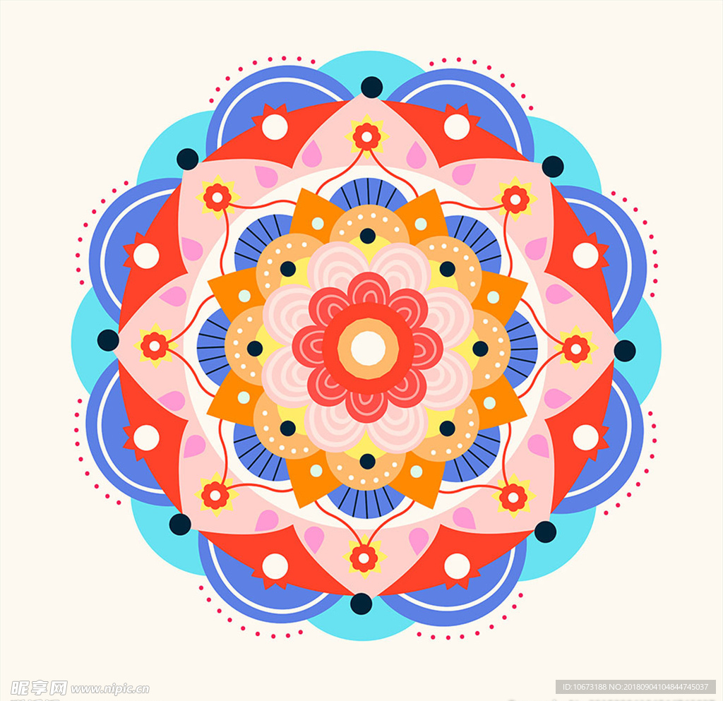 矢量花纹