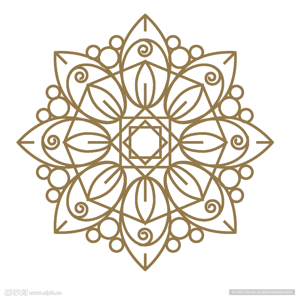 矢量花纹