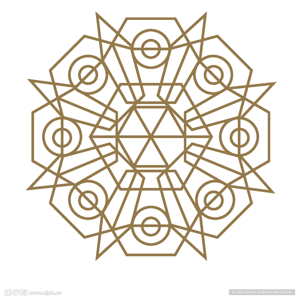 矢量花纹