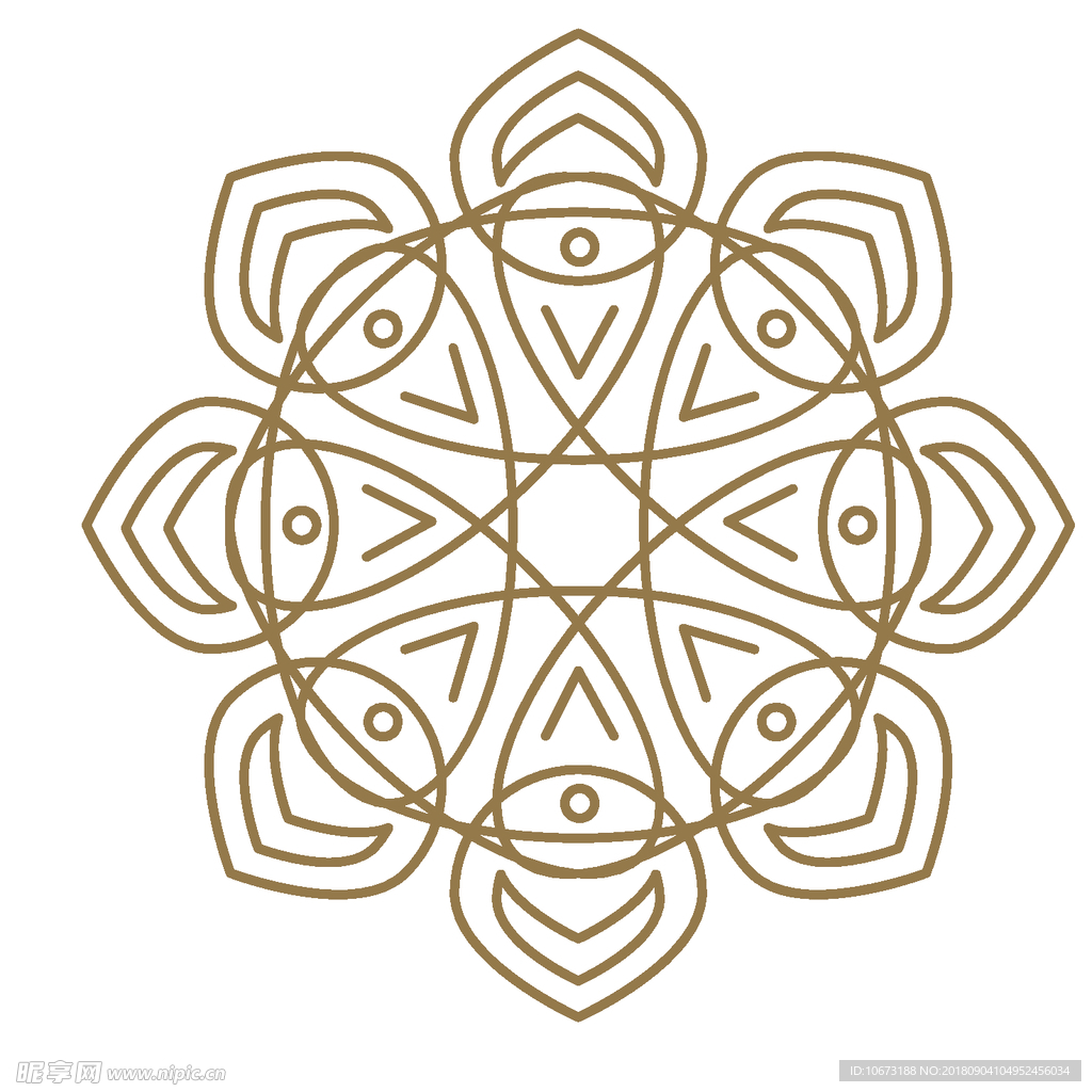 矢量花纹