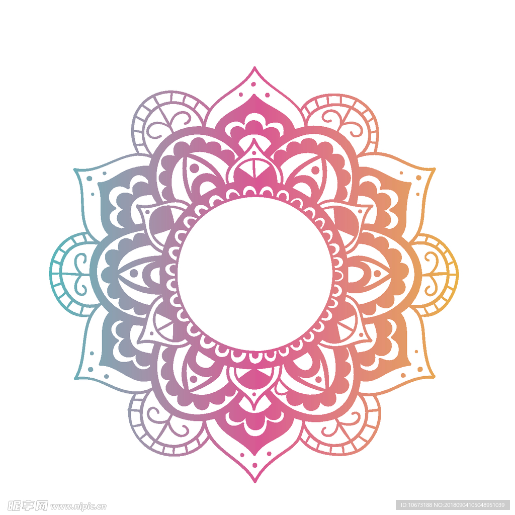 矢量花纹
