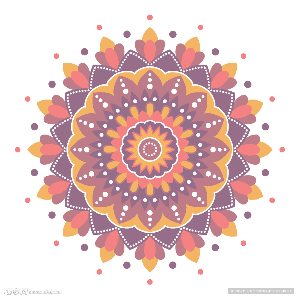 矢量花纹