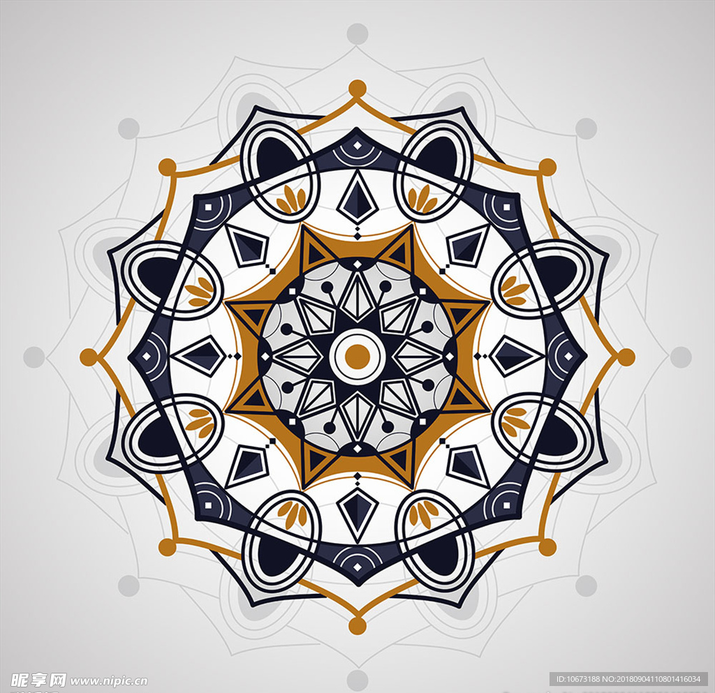 矢量花纹