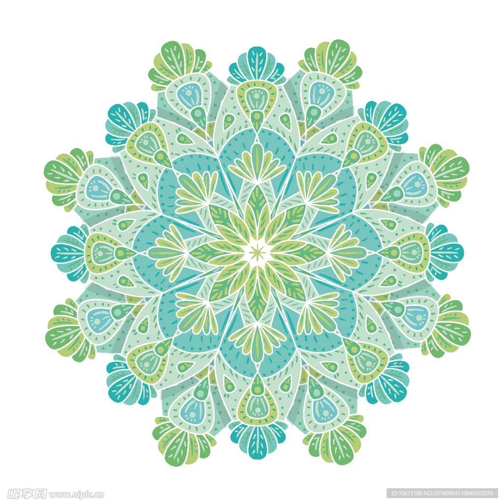 矢量花纹