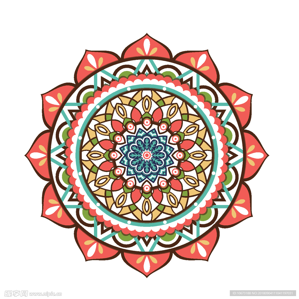 矢量花纹