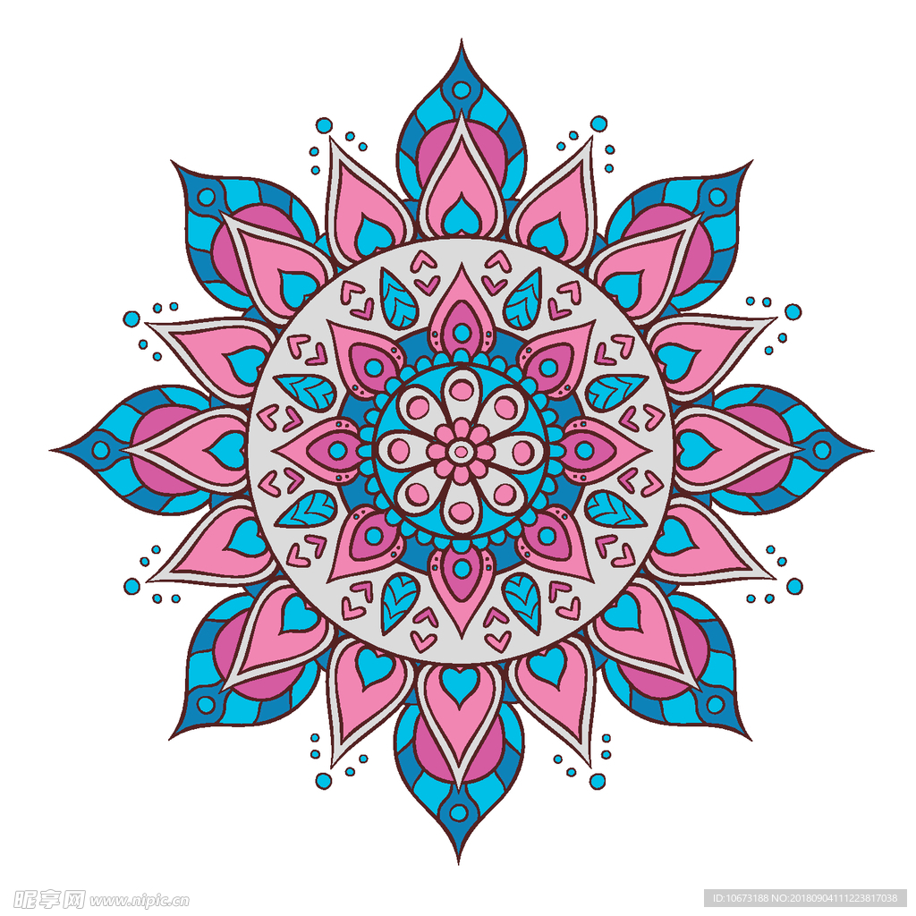 矢量花纹