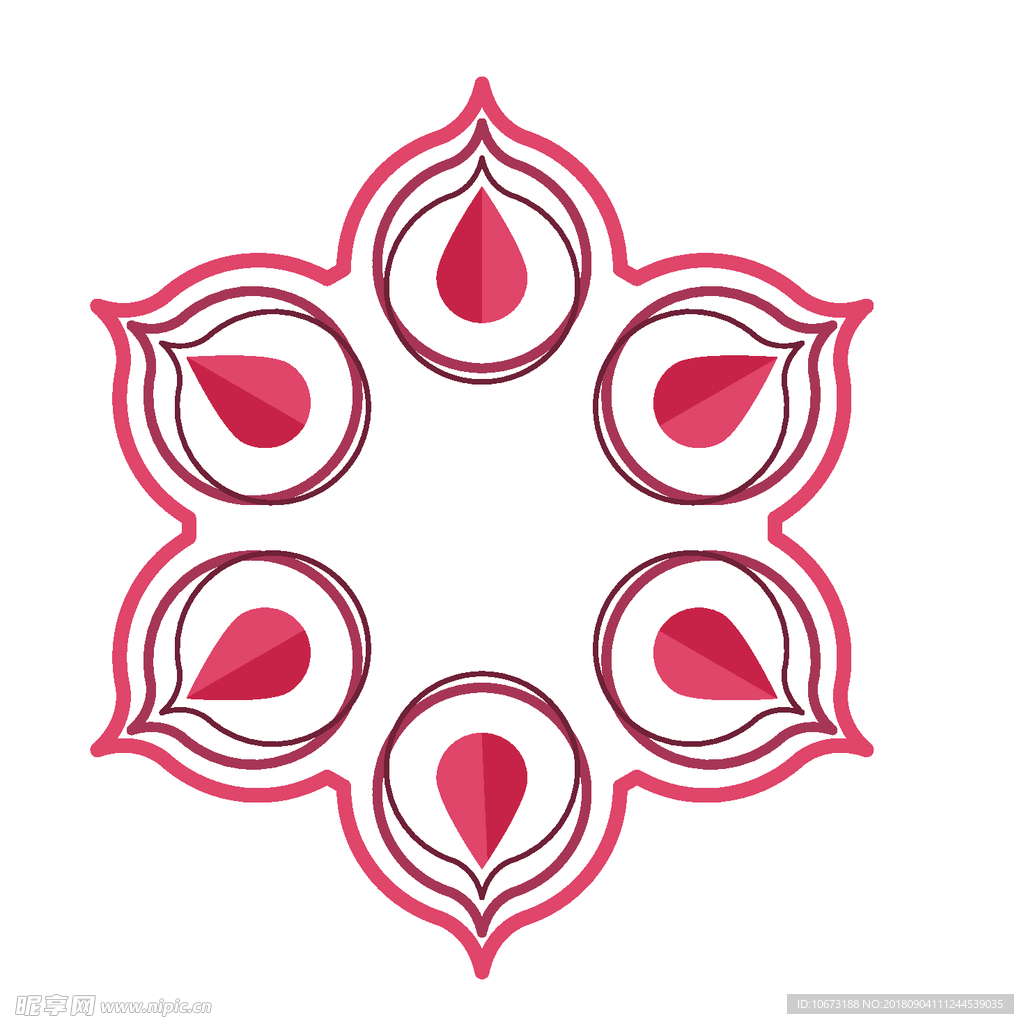 矢量花纹