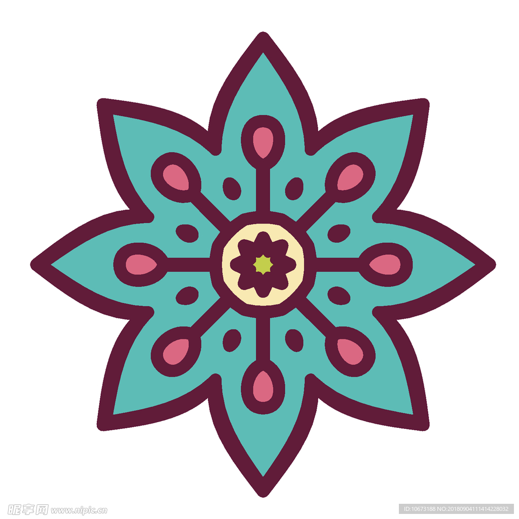 矢量花纹