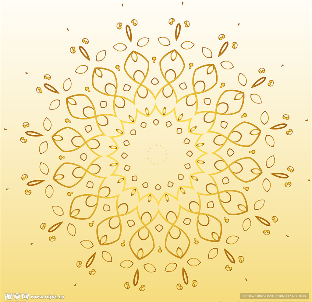矢量花纹