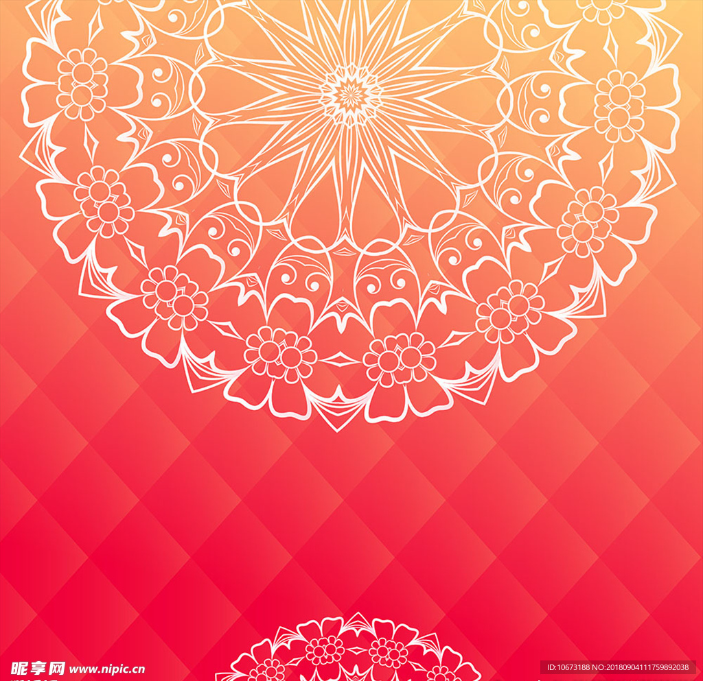 矢量花纹