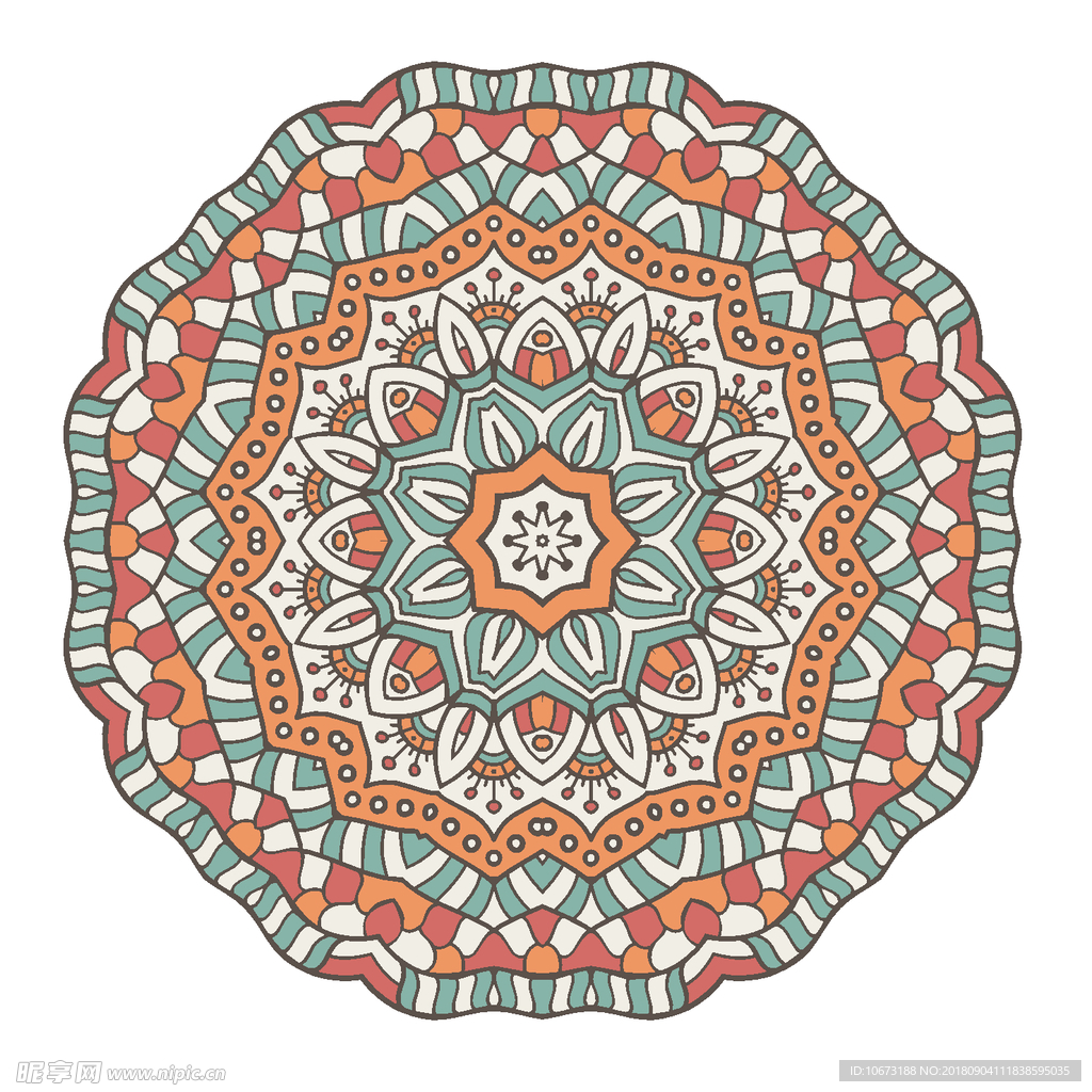 矢量花纹