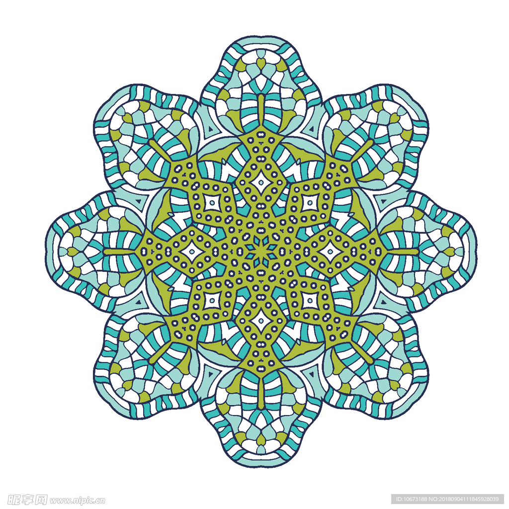 矢量花纹