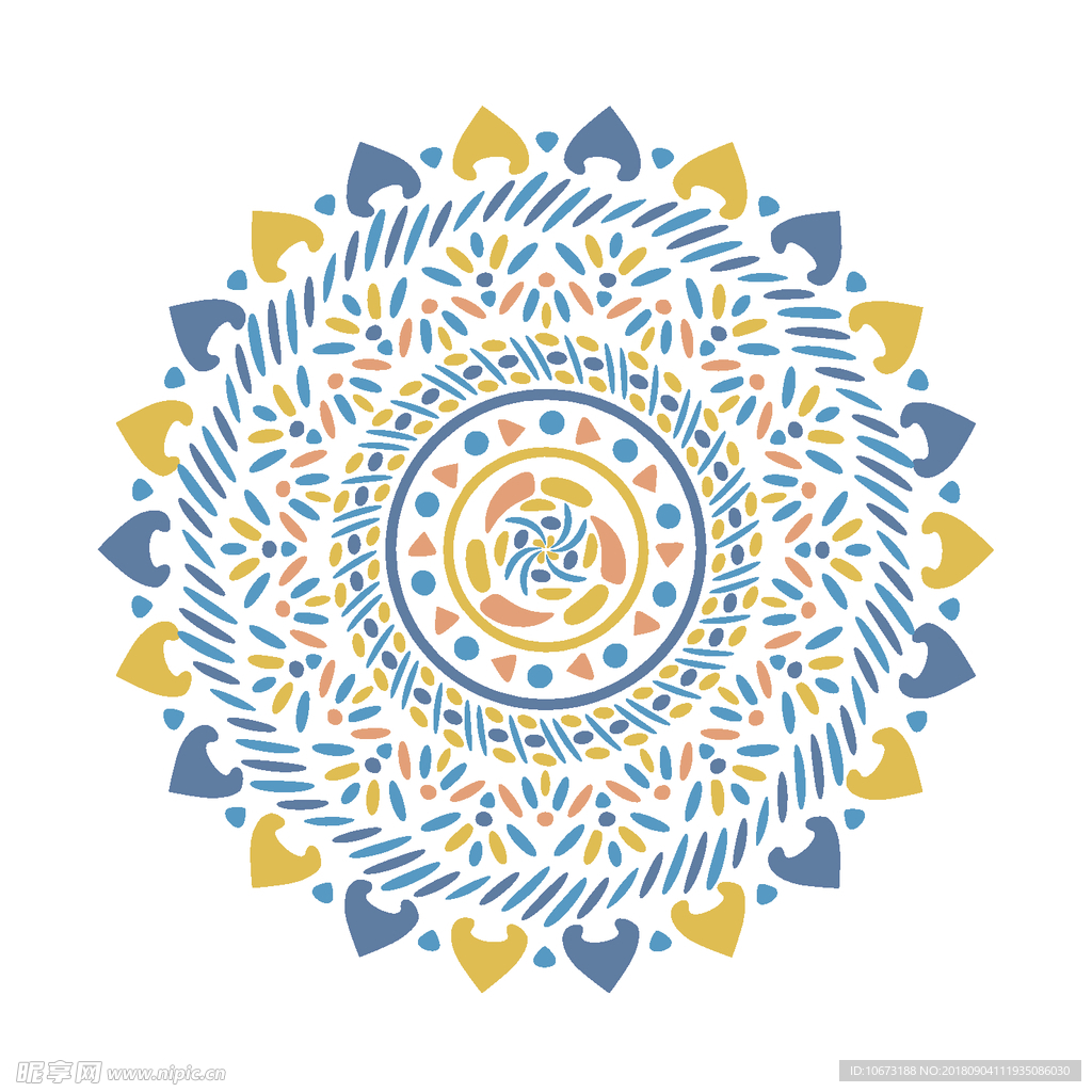 矢量花纹