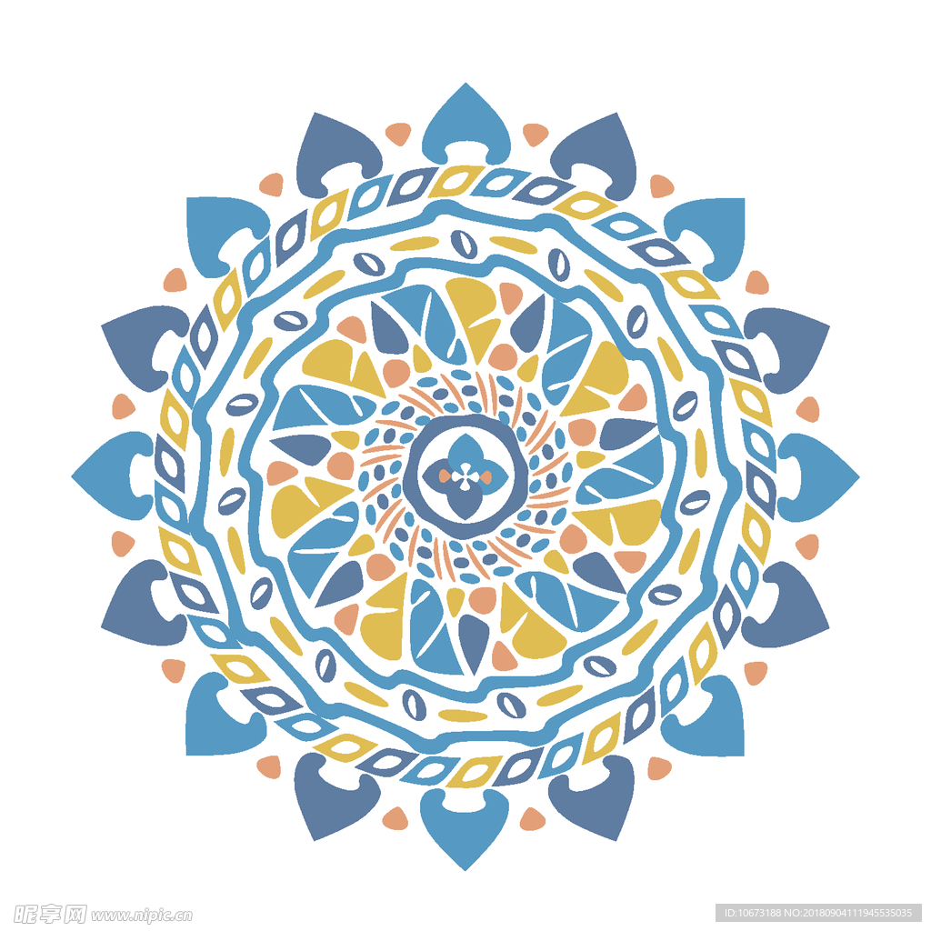 矢量花纹