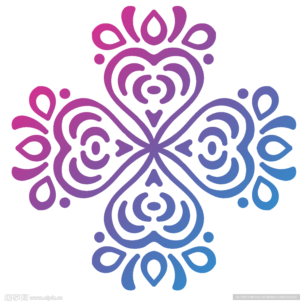 矢量花纹