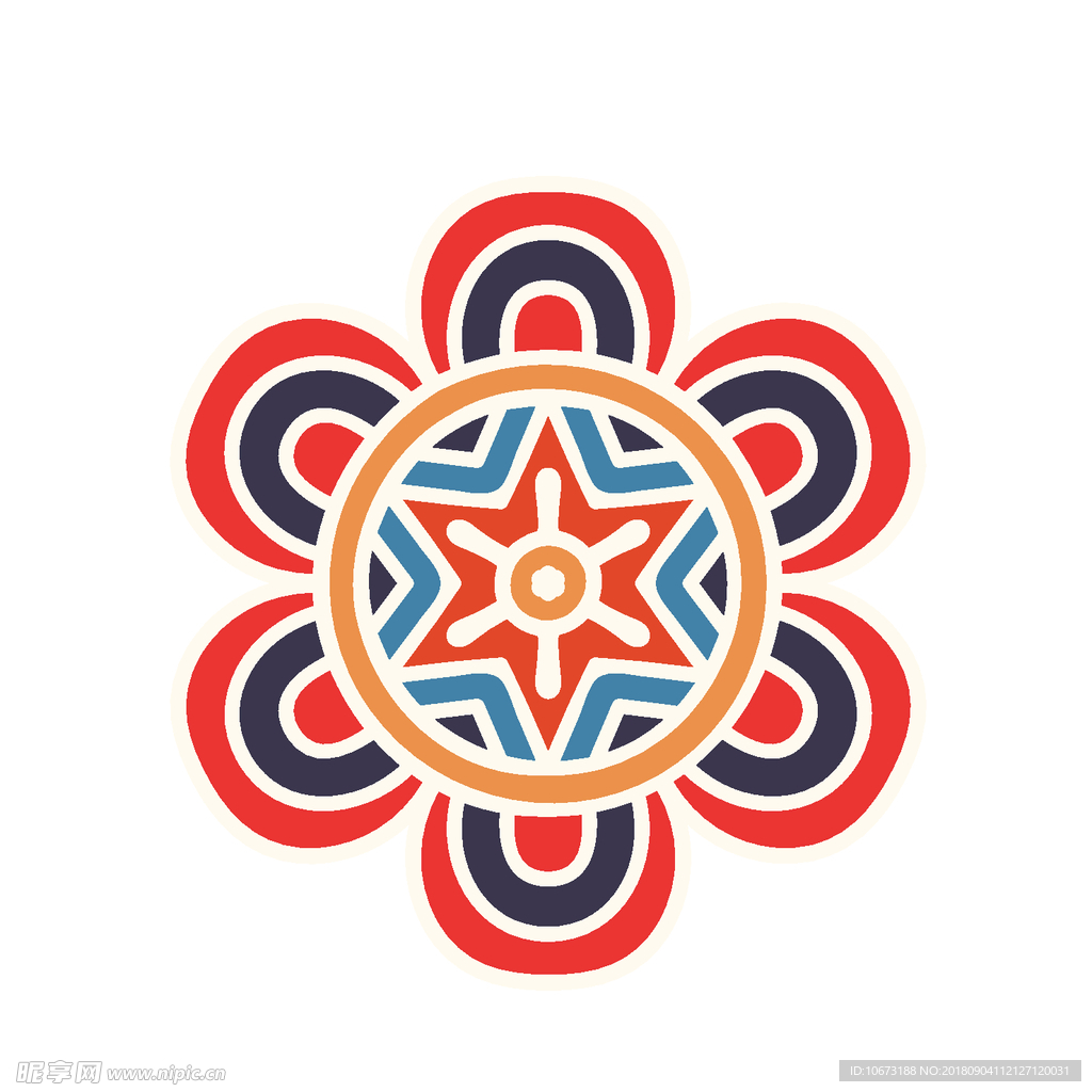 矢量花纹