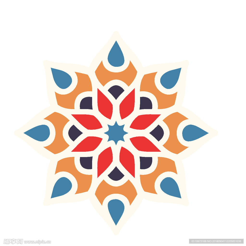 矢量花纹